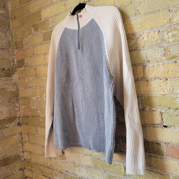 Vintage Polo Ralph Lauren Polo Jeans Co. U.S.A. Quarter Zip Sweater Size XXL - Picture 2 of 7